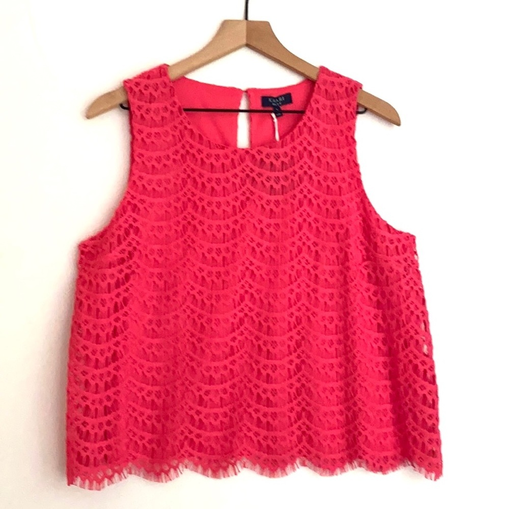 Kaari Blue sleeveless Pink tank, Size L, NWT